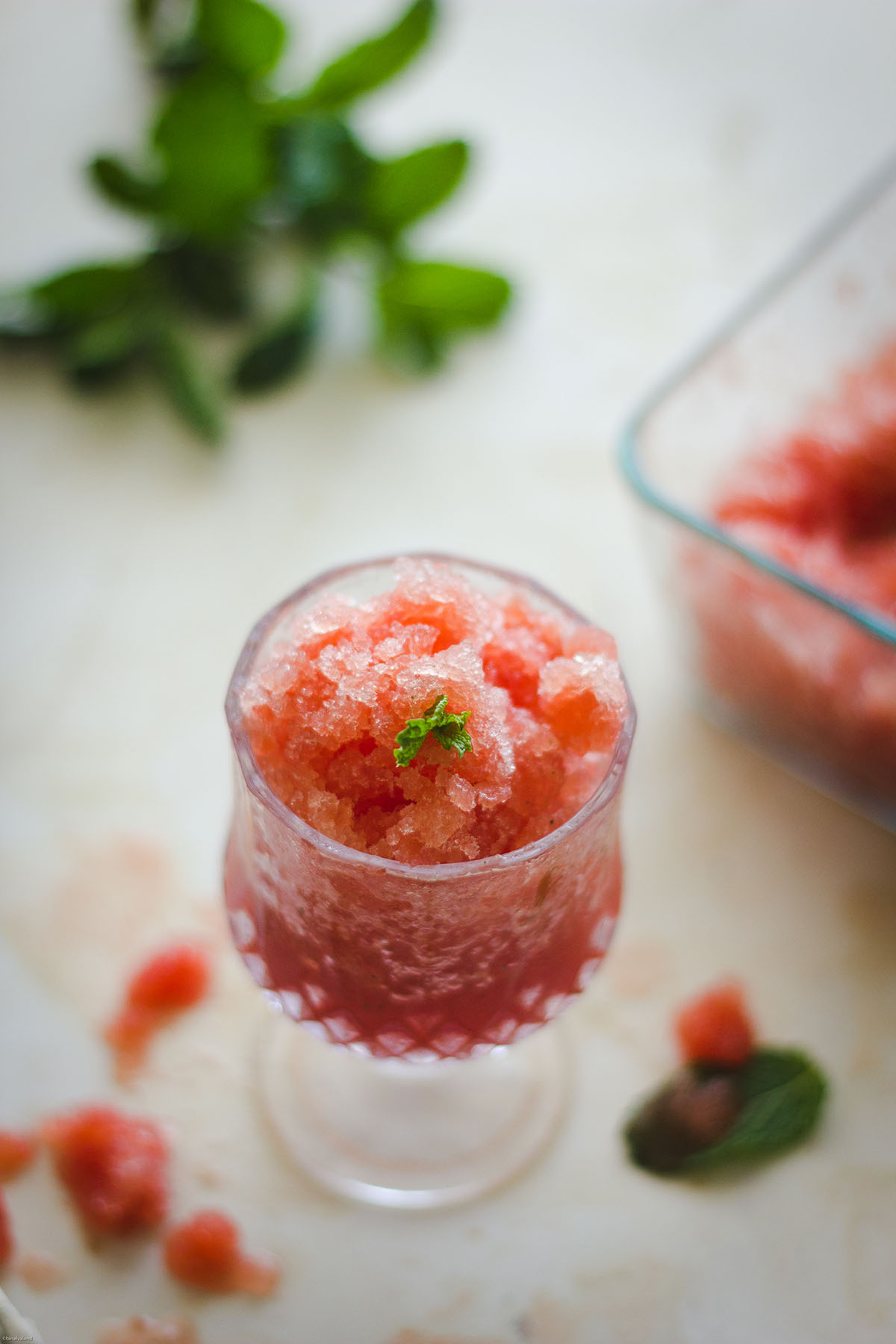 Empty the Fridge - Watermeloen granita