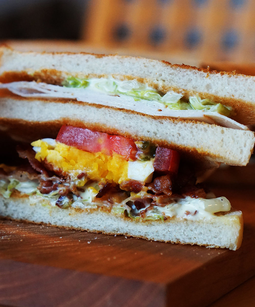 Empty the Fridge - Club sandwich