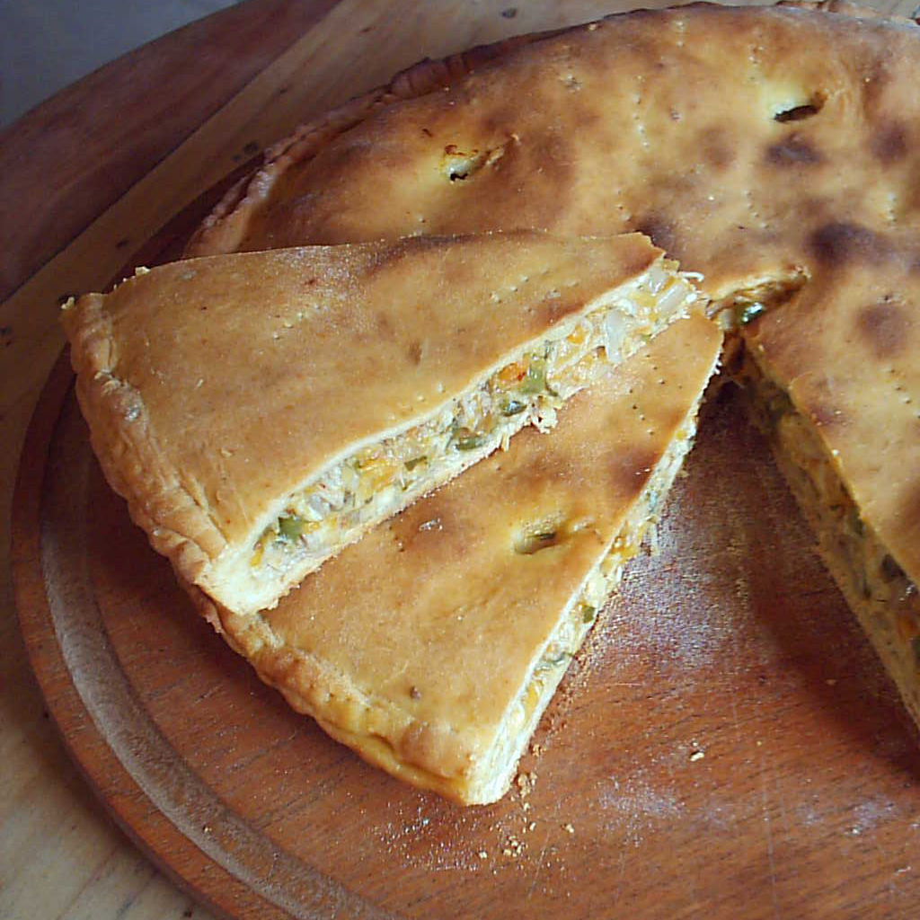 Empty the fridge - Quiche met kalkoen