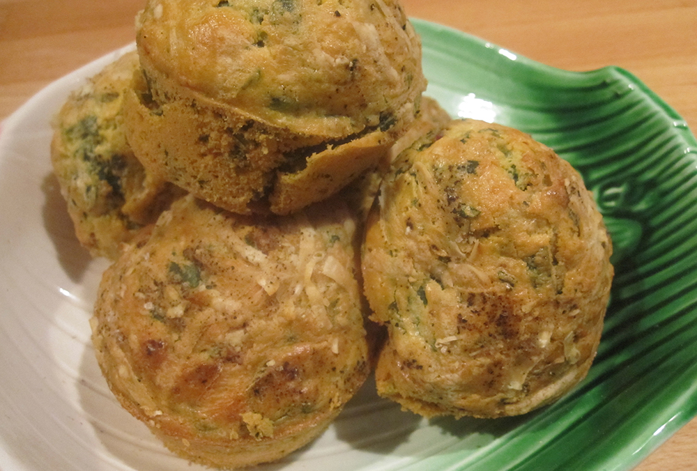 Empty the fridge - Spinaziemuffins