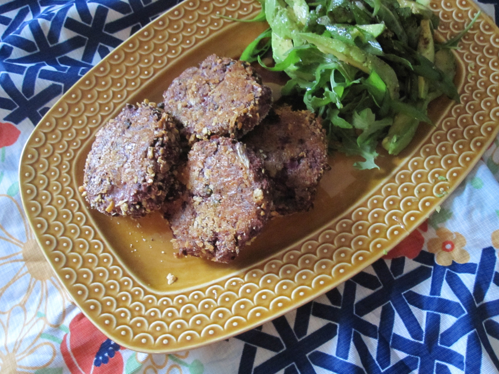 Empty the fridge - Bloemkoolburger met quinoa