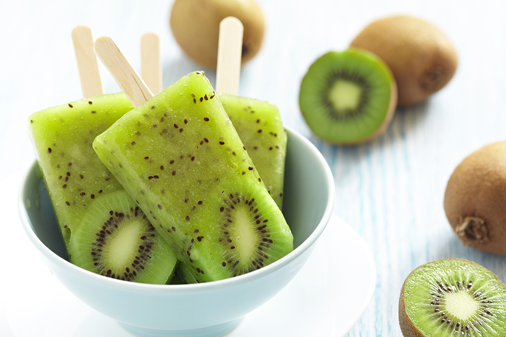 Empty the fridge - Kiwi ijsjes