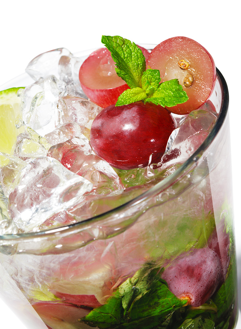 Empty the fridge - Spritzer met druiven