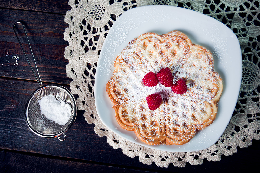 Empty the fridge - Wafels met een restje rijst
