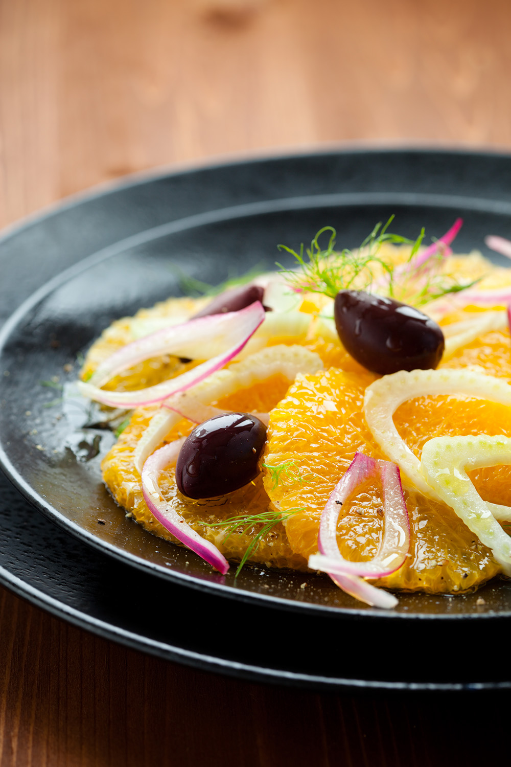 Empty the fridge - Salade van appelsien en venkel