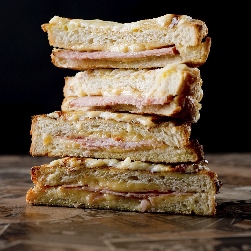 Empty the fridge - Croque monsieurs