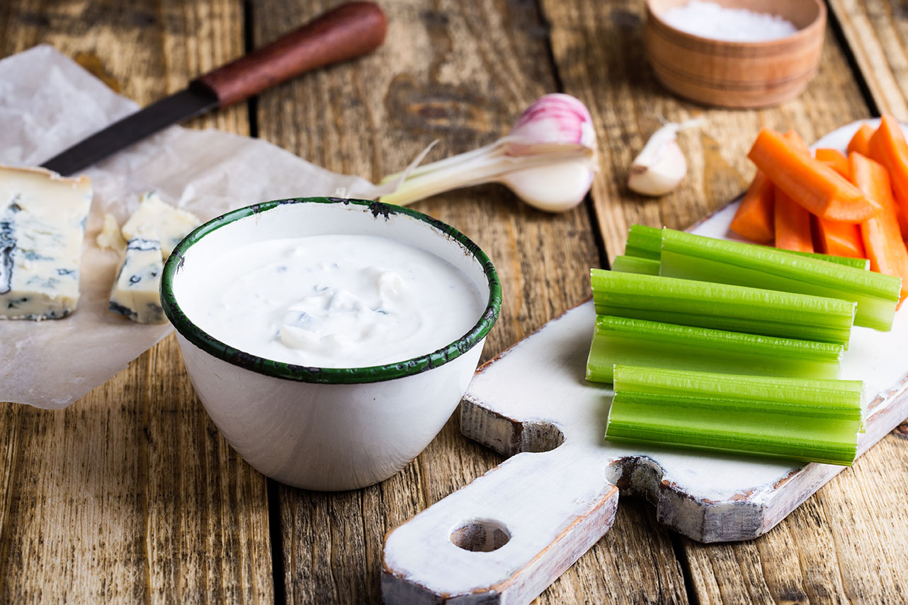 Empty the Fridge - Blauwe kaas dip
