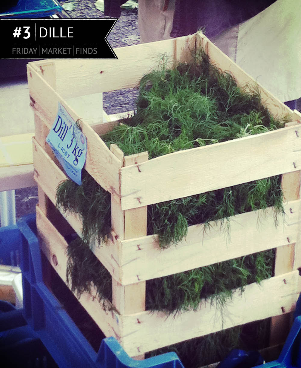 Empty the Fridge - Friday market find 3 - Dille