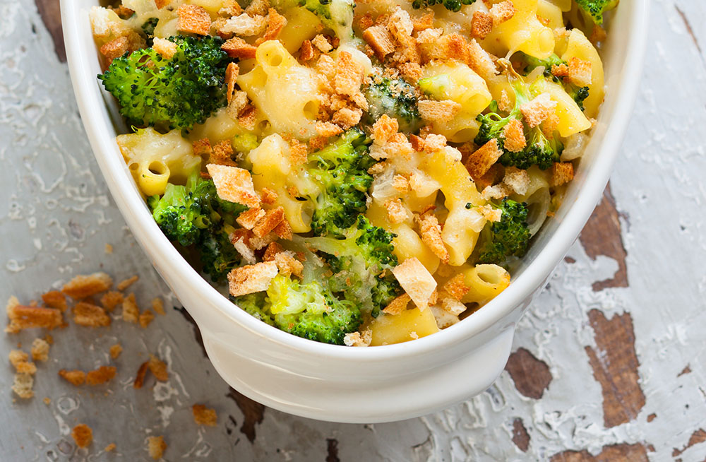 Empty the Fridge - Vegetarische mac and cheese
