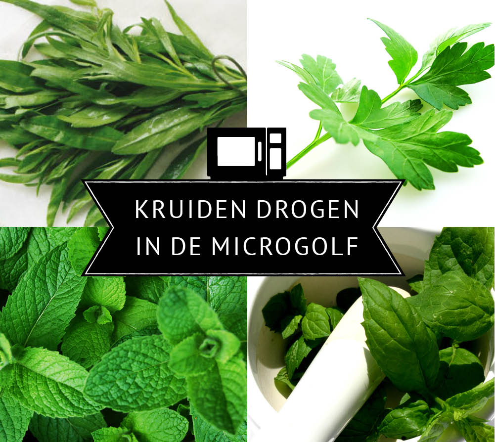 Empty the Fridge - Kruiden drogen in de microgolf
