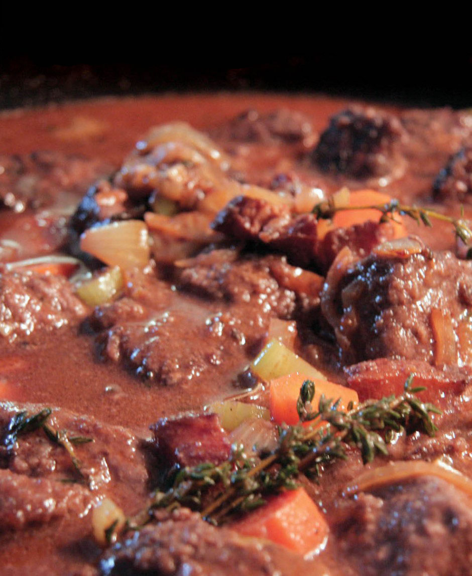 Empty the Fridge - Boeuf Bourginion