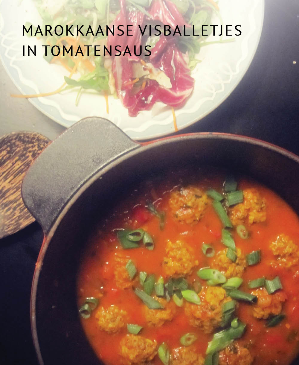 Empty the fridge - Marokkaanse visballetjes in tomatensaus