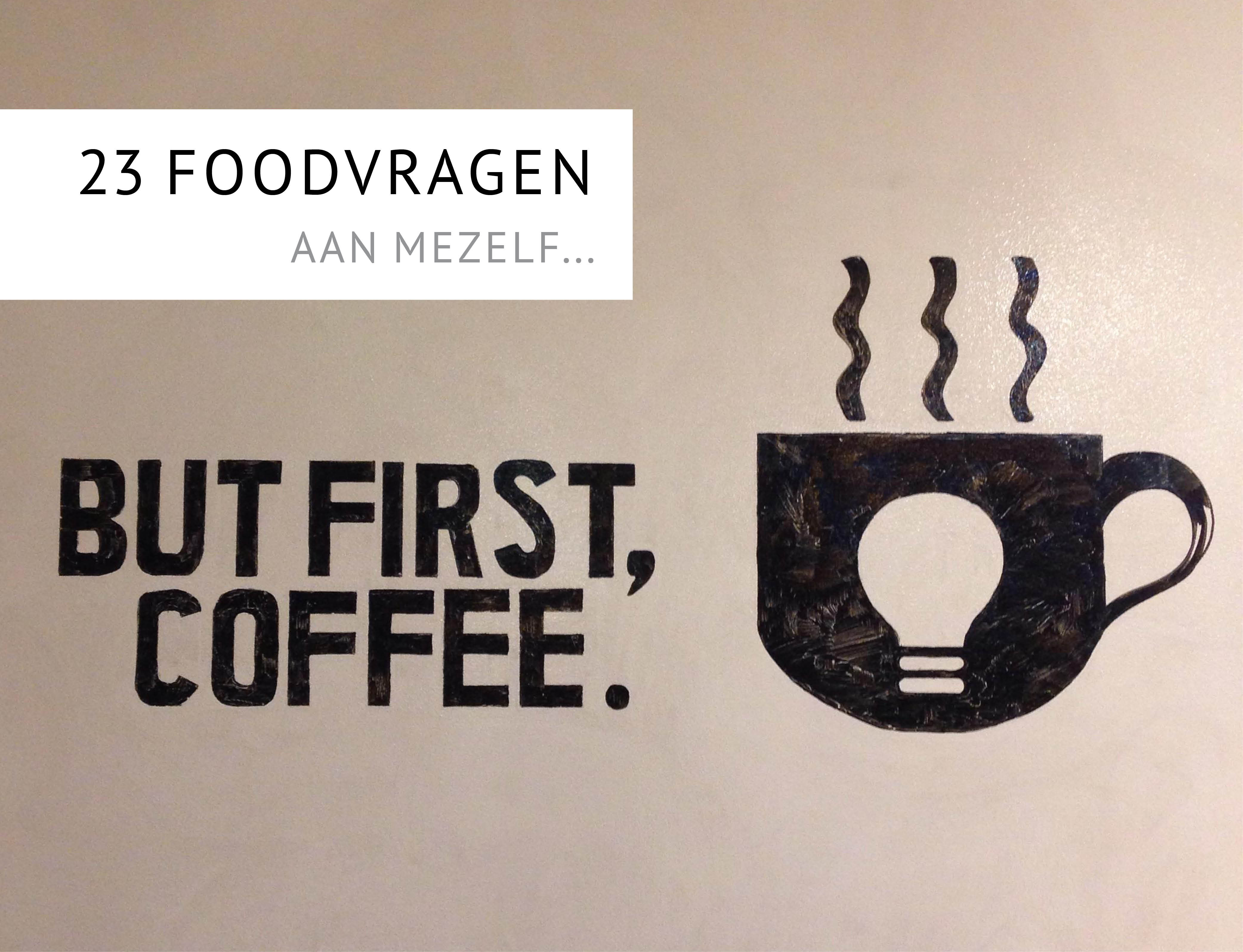 Empty the Fridge - 23 foodvragen aan mezelf