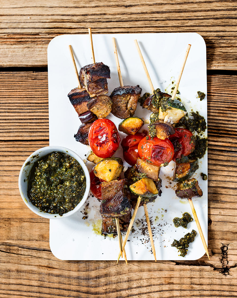 Empty the Fridge - Groentenkebabs