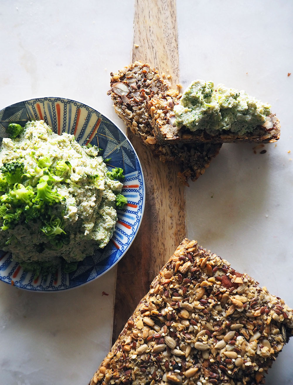 Empty the Fridge - Broccoli tofu spread