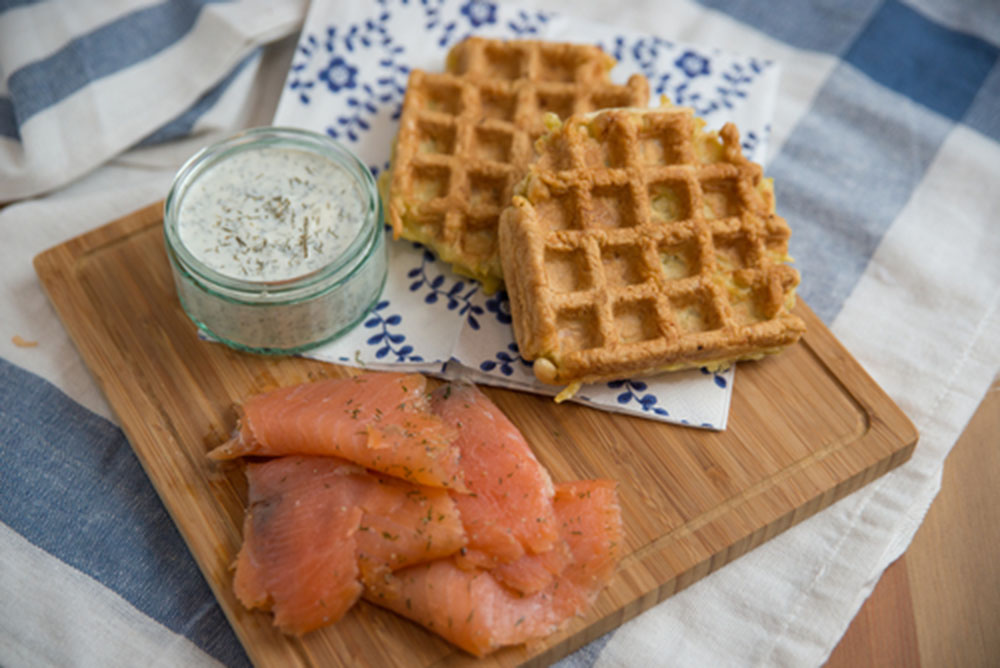 Empty the Fridge - Wafels van restjes vis