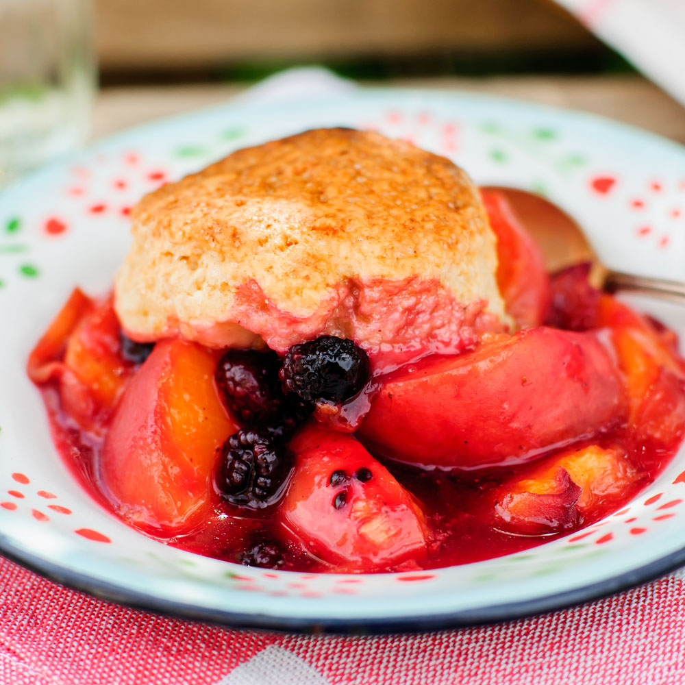Empty the Fridge - Fruit cobbler