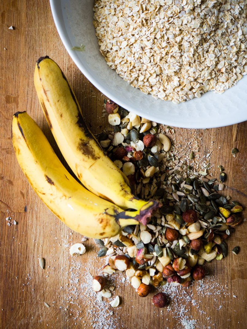 Empty the Fridge - Granola gezoet met banaan
