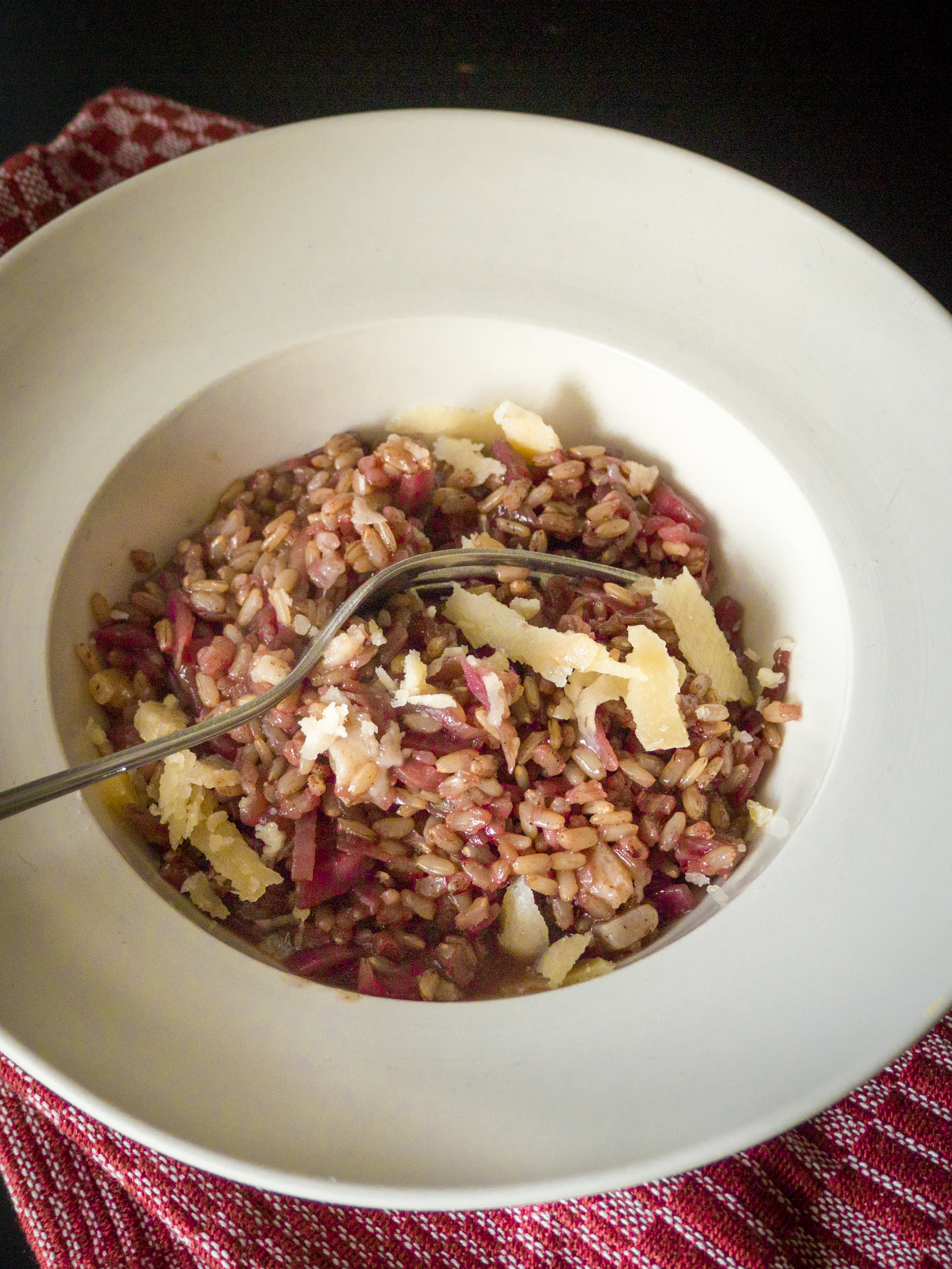 Empty the Fridge - Risotto met rode kool