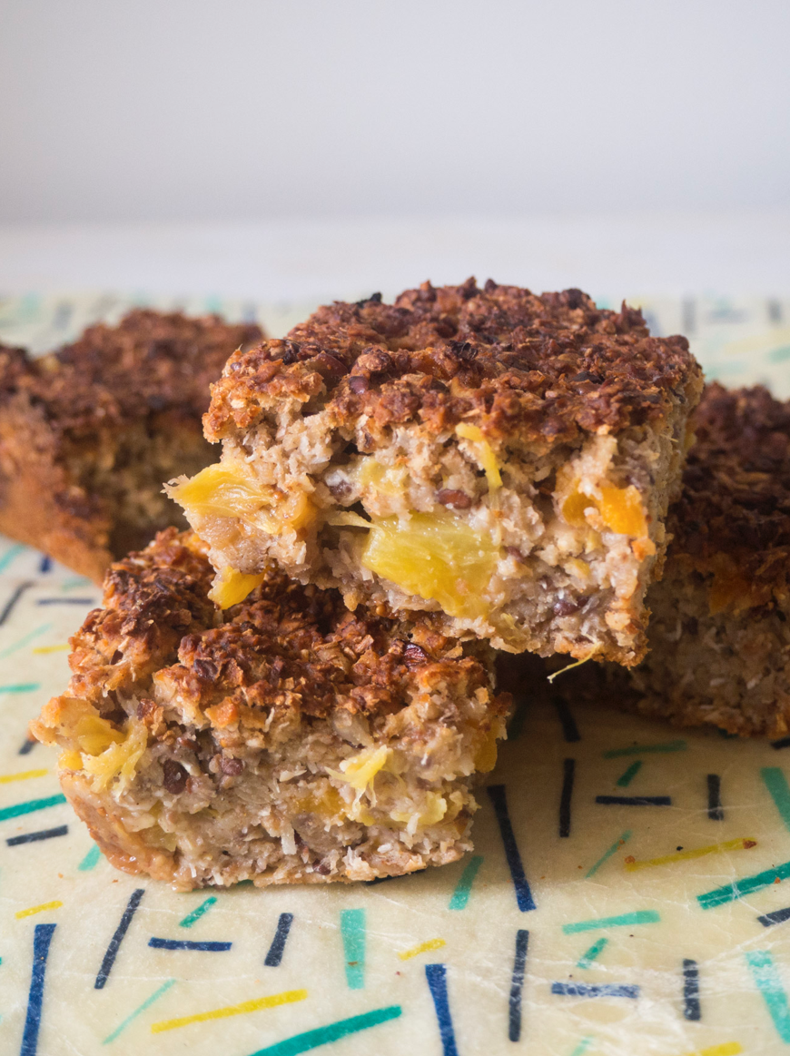 Empty the Fridge - Havermoutbars met ananas