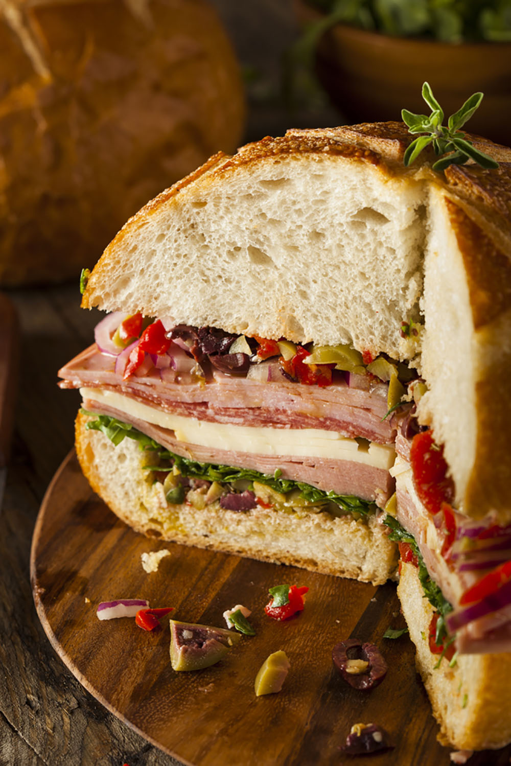 Empty the Fridge - Muffuletta picknickbrood