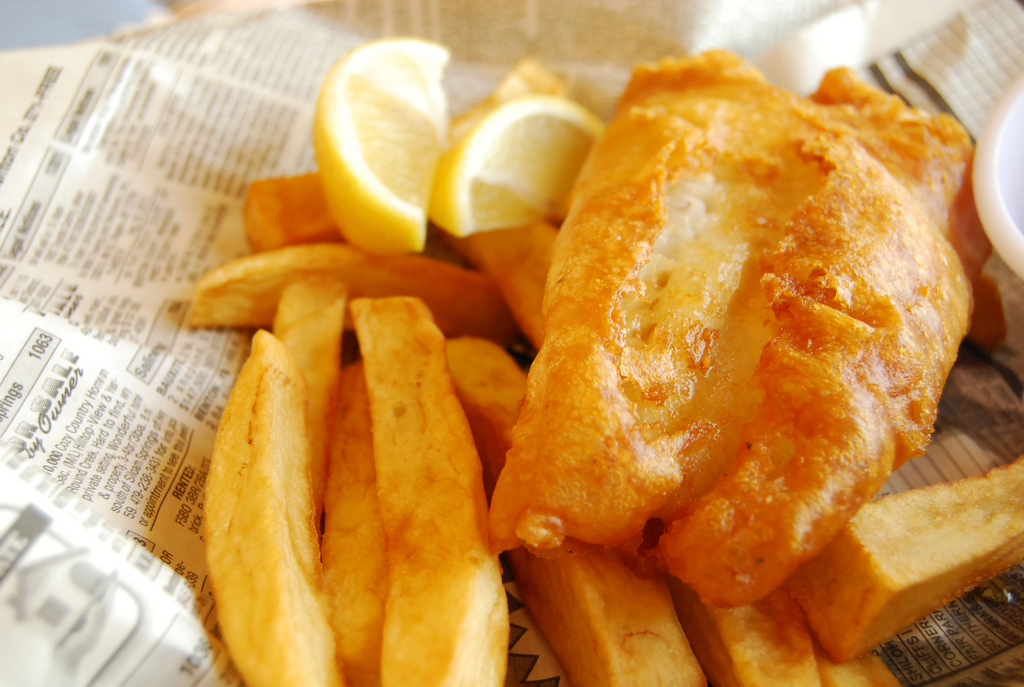 Empty the Fridge - Fish-and-chips
