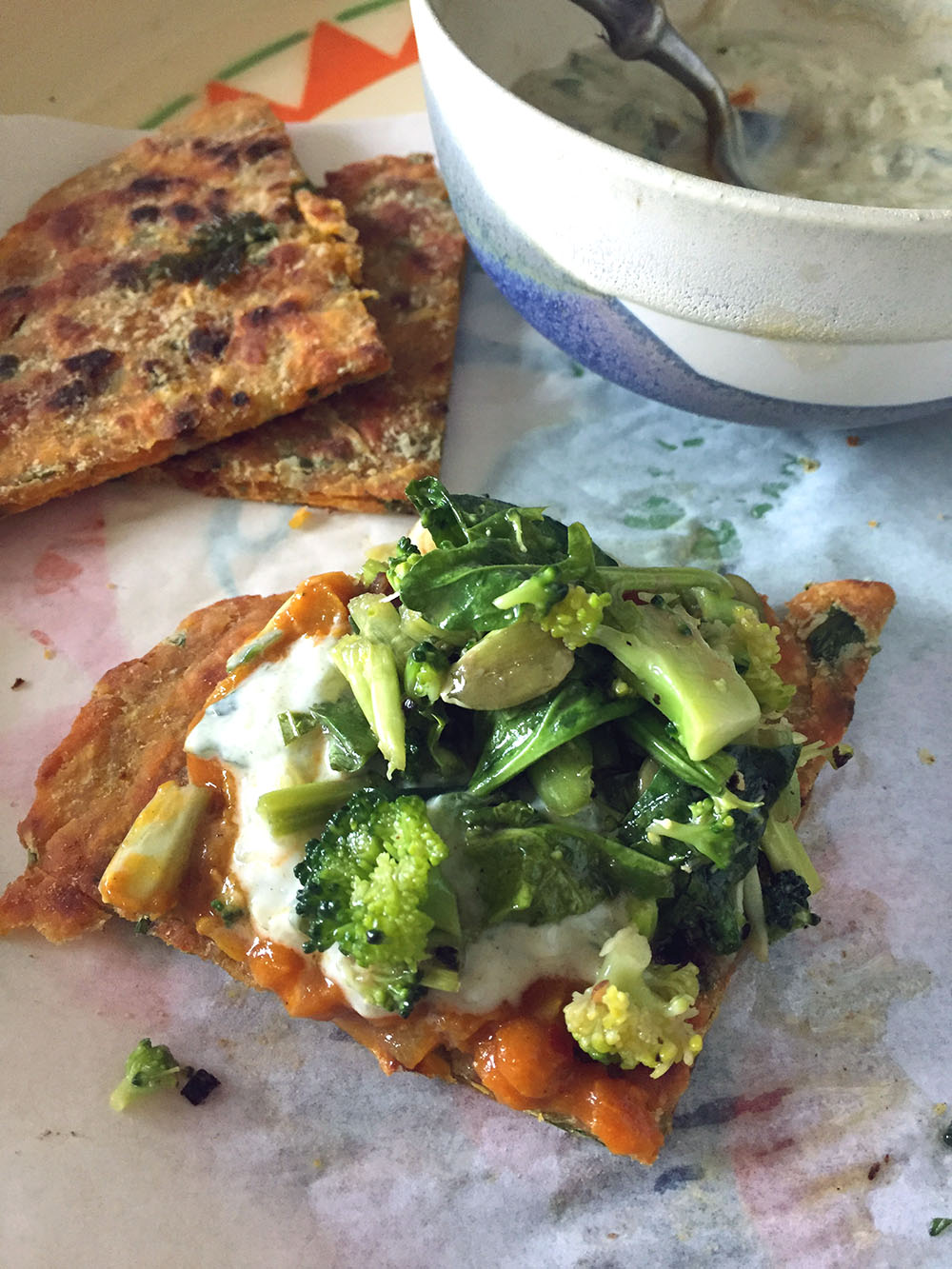 Empty the Fridge - Dal paratha